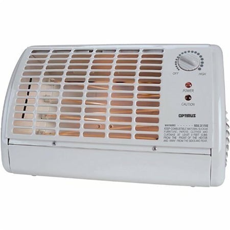 Swivel Portable Fan Forced Radiant Heater, White SW2111752